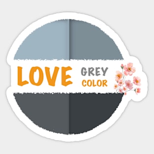 Flower Geometric Grey Colorful #20 Sticker